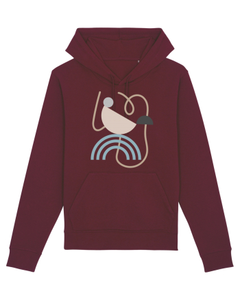 Abstract Ramen Burgundy