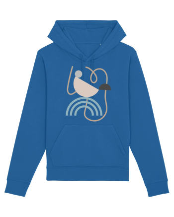 Abstract Ramen Royal Blue