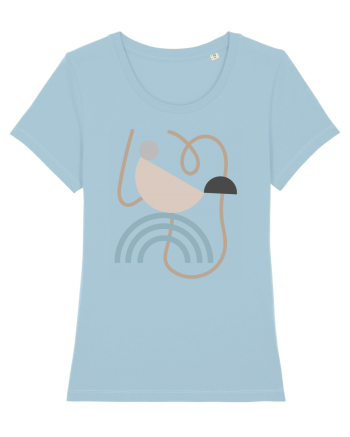 Abstract Ramen Sky Blue