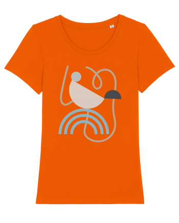 Abstract Ramen Bright Orange