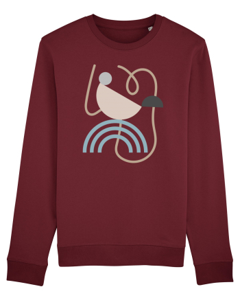 Abstract Ramen Burgundy
