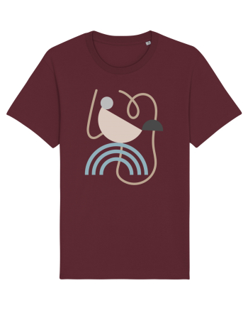 Abstract Ramen Burgundy