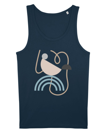 Abstract Ramen Navy