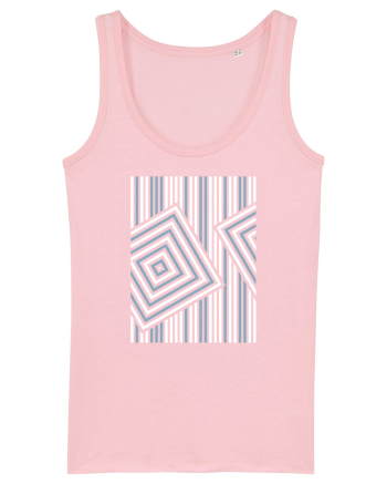 Abstract Reality Cotton Pink
