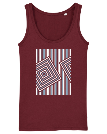 Abstract Reality Burgundy