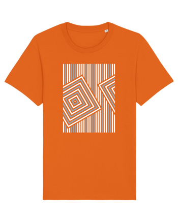 Abstract Reality Bright Orange