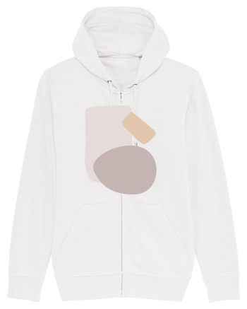 Abstract Simple Shapes White