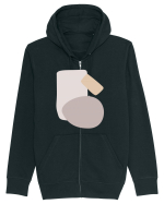 Abstract Simple Shapes Hanorac cu fermoar Unisex Connector