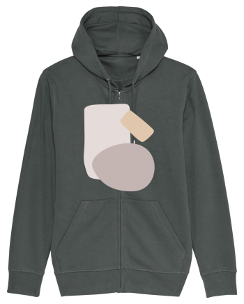 Abstract Simple Shapes Anthracite