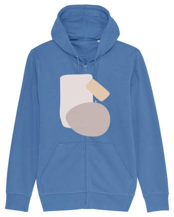 Abstract Simple Shapes Bright Blue