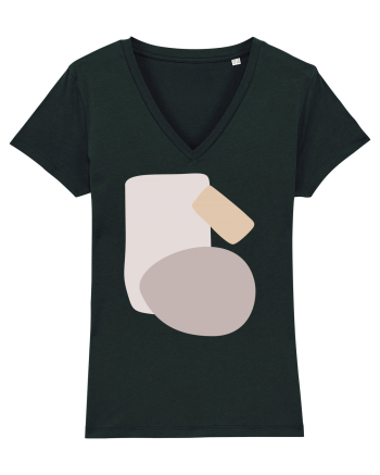 Abstract Simple Shapes Black