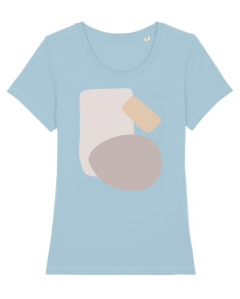 Abstract Simple Shapes Sky Blue