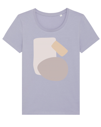 Abstract Simple Shapes Lavender