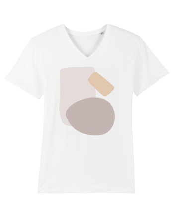 Abstract Simple Shapes White