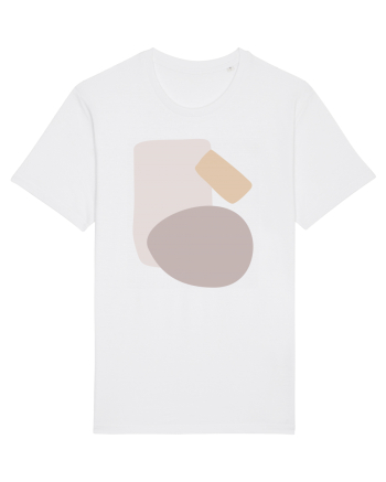 Abstract Simple Shapes White