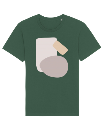 Abstract Simple Shapes Bottle Green