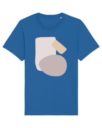 Abstract Simple Shapes Royal Blue