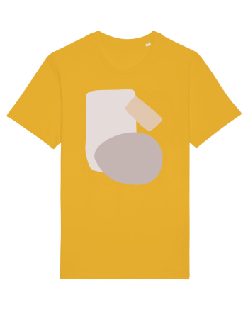 Abstract Simple Shapes Spectra Yellow