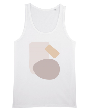 Abstract Simple Shapes White