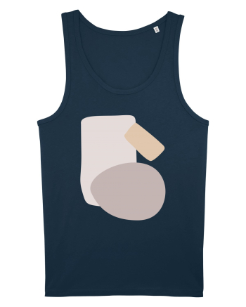 Abstract Simple Shapes Navy