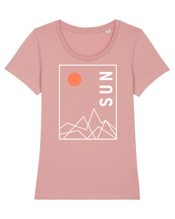 Abstract Sun and Mountains Canyon Pink