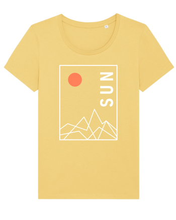 Abstract Sun and Mountains Jojoba