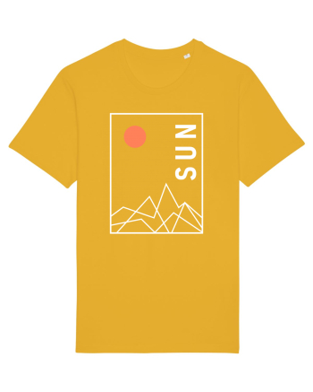 Abstract Sun and Mountains Spectra Yellow