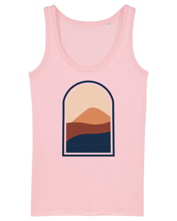 Abstract View Cotton Pink