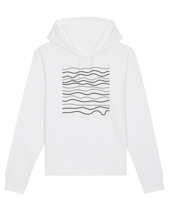 Abstract Waves White