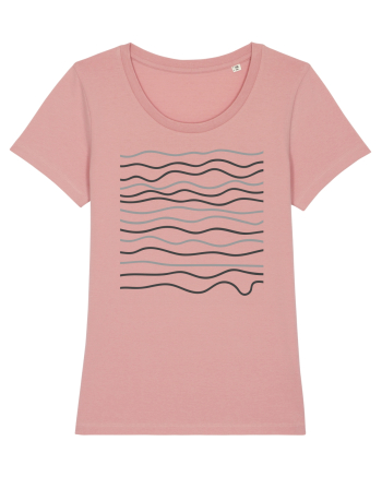 Abstract Waves Canyon Pink