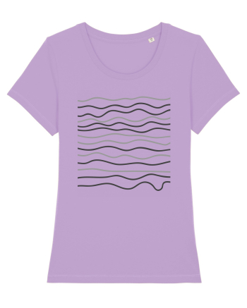 Abstract Waves Lavender Dawn