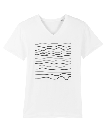 Abstract Waves White