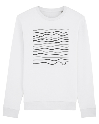 Abstract Waves White