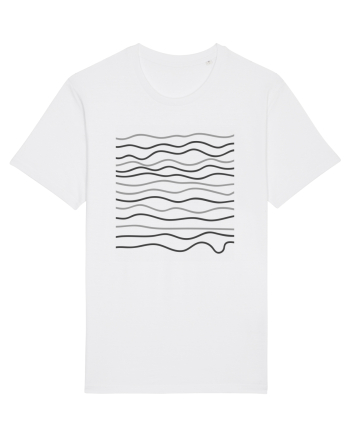 Abstract Waves White