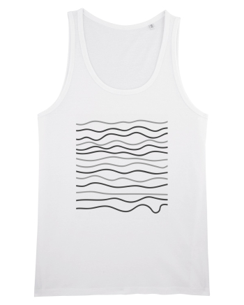 Abstract Waves White