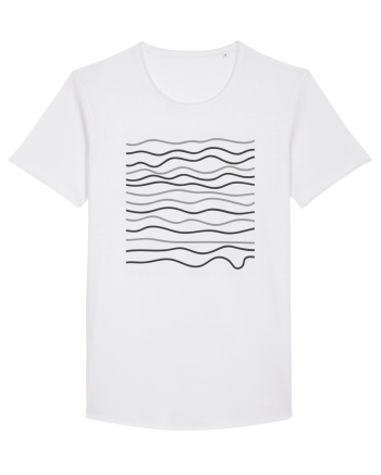 Abstract Waves White