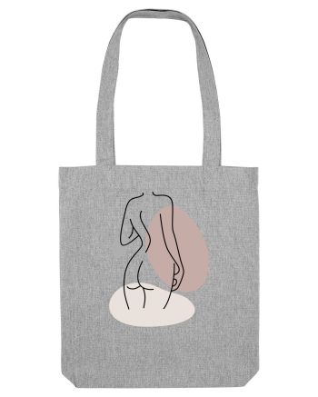 Abstract Woman Body Heather Grey