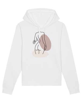 Abstract Woman Body White