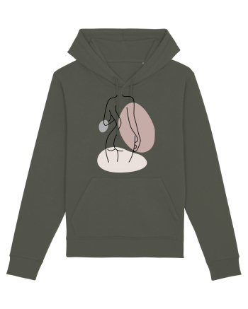 Abstract Woman Body Khaki