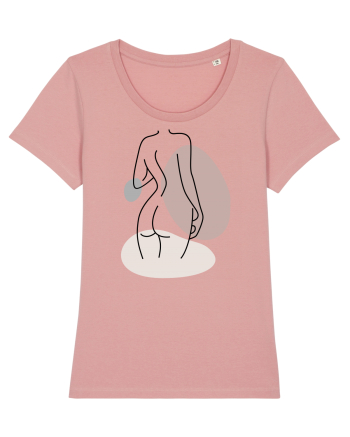 Abstract Woman Body Canyon Pink