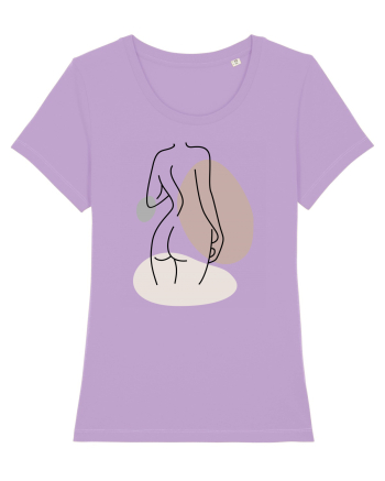 Abstract Woman Body Lavender Dawn