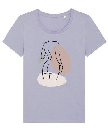 Abstract Woman Body Lavender