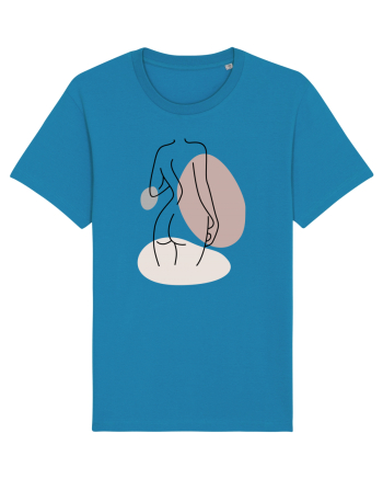 Abstract Woman Body Azur