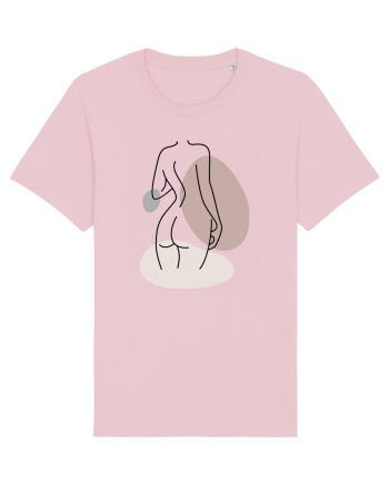 Abstract Woman Body Cotton Pink