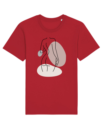 Abstract Woman Body Red