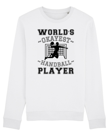 World'S Okayest Handball Player White