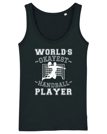 World'S Okayest Handball Player Black