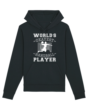 World'S Okayest Handball Player Black