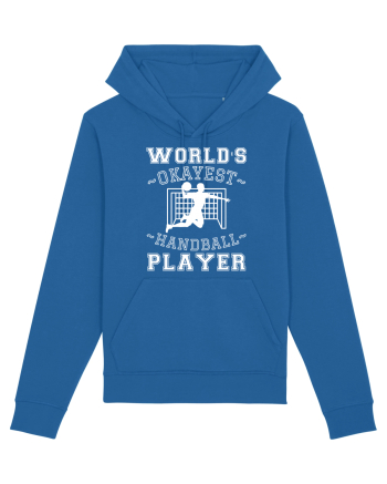 World'S Okayest Handball Player Royal Blue