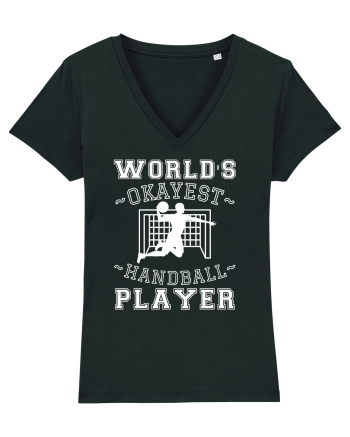 World'S Okayest Handball Player Black